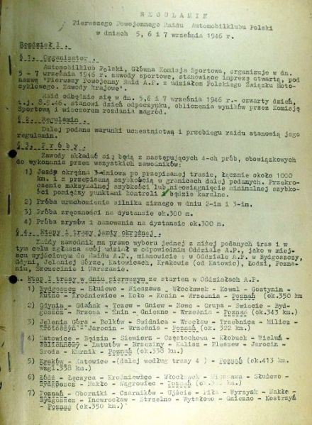 Rajd Polski 1946r