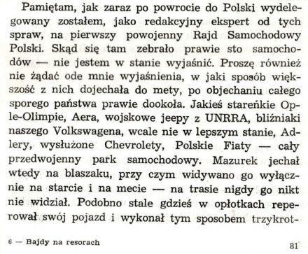 Rajd Polski - 1947r