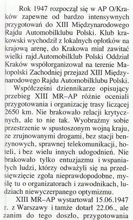 Pędzą samochody, mijają lata