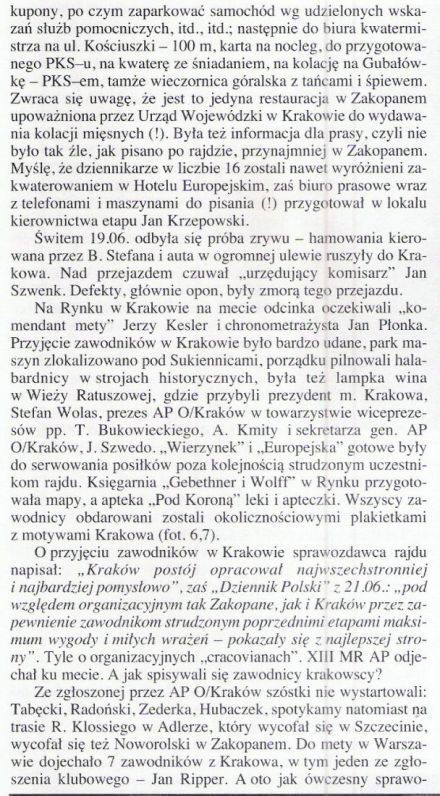 Pędzą samochody, mijają lata