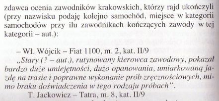 Pędzą samochody, mijają lata