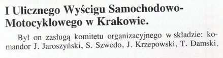 Pędzą samochody, mijają lata – Jerzy Lis