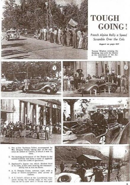 Rallye Alpes Francaises - 1947r