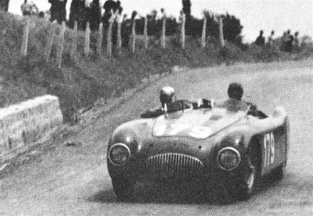 Tazio Nuvolari i Francesco Carena – Cisitalia 202 SMM Spider.