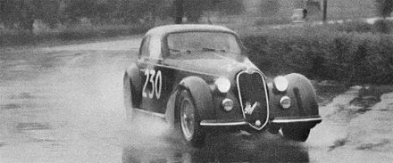 Emilio Romano i Clemente Biondetti – Alfa Romeo 8C 2900B Berlinetta Touring.