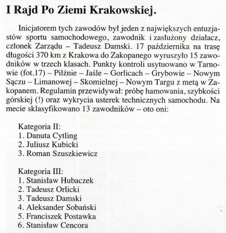 Pędzą samochody, mijają lata