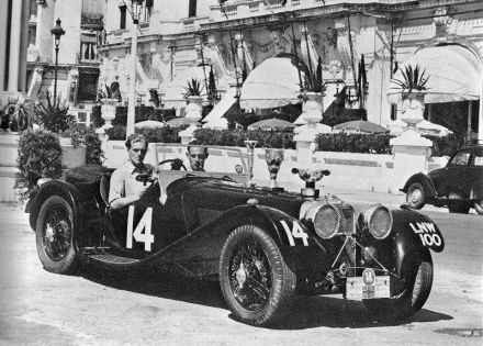 Ian Appleyard i Dick Weatherhead – Jaguar SS 100 3 1/2L