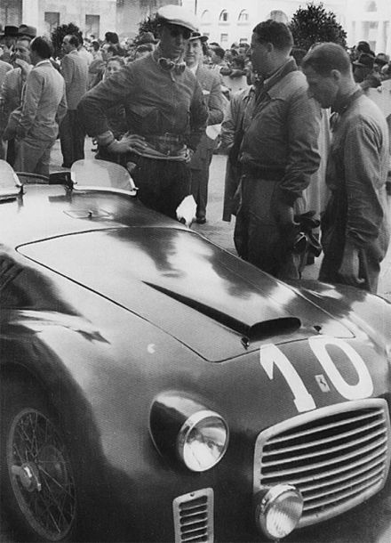 Franco Cortese i Adelmo Marchetti – Ferrari 166S spiker.