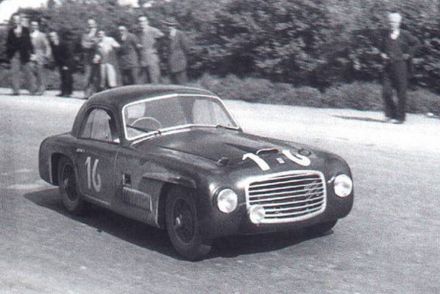 Clemente Biondetti i Giuseppe Navone – Ferrari 166 S coupe Allemano.