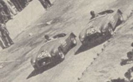 Nr.22.Lord Selsdon i Luigi Chinetti, nr.23.Jean Lucas i “Helde” – Ferrari 166 MM.