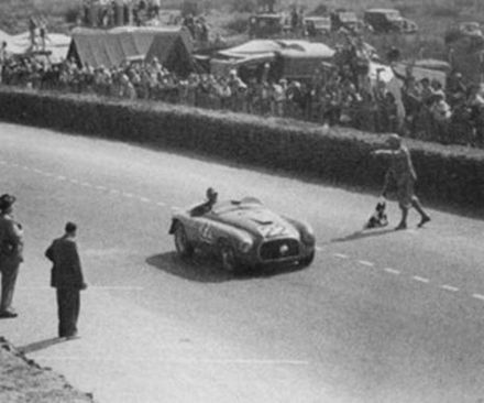 Lord Selsdon i Luigi Chinetti – Ferrari 166 MM.
