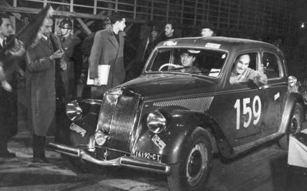 Saro Grassi Bertazzi i Orazio Licciardello – Lancia Aprilia.