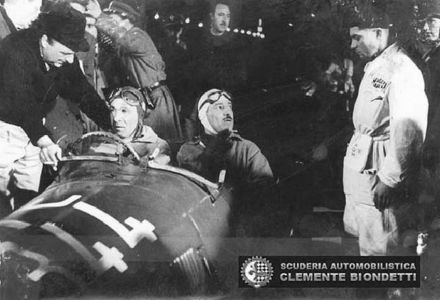 Clemente Biondetti i Aldo Benedetti – Ferrari 166 Spyder Corsa.