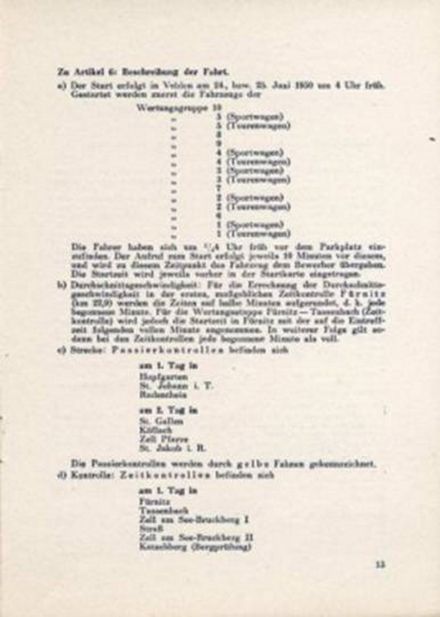 2 Rajd Alpenfahrt 1950r