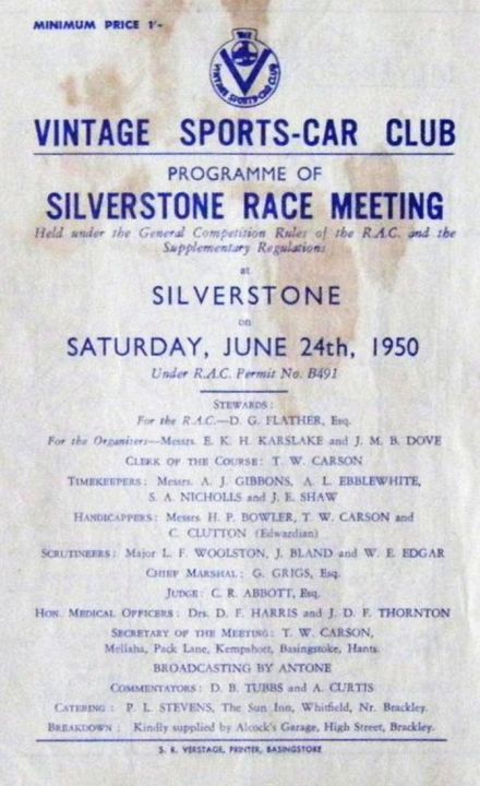 Silverstone 1950r
