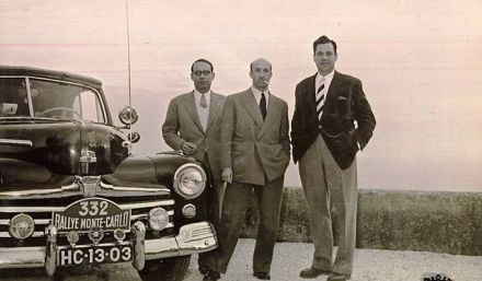 Comte de Monte Real i Manuel J.Palma – Ford V8.