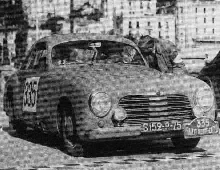 Maurice Lesurque i Maurice Trintignant - Simca 8 Sport.