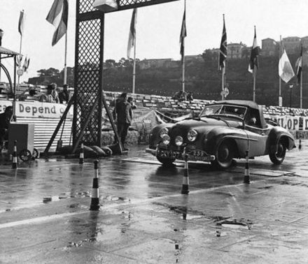 Gordon Wilkins i Raymond Baxter - Jowett Jupiter.
