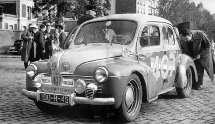 Fred Leblanc i Marcel Louis – Renault 4 CV.