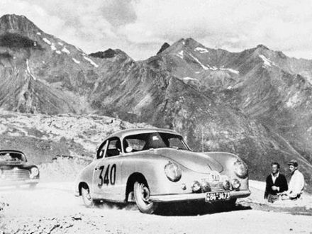 Henri Sauter i Alfred Rath – Porsche 356/1500.