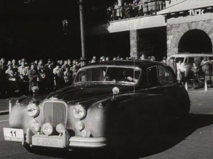 Haakon Mathiesen i Per Steffereud – Jaguar Mk.7 2400.