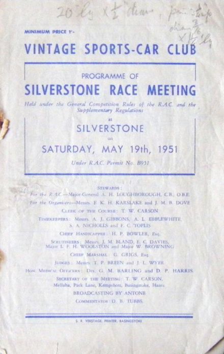 National Silverstone - 1951r