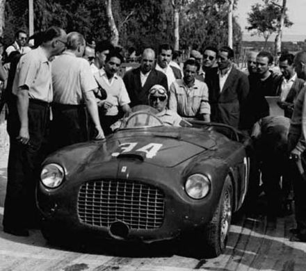 Piero Scotti i Giulio Cantini – Ferrari 212 Export.