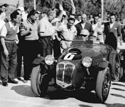 T.A.S.O.Mathieson i Jacques Pollet – Frazer Nash Le Mans Replica.