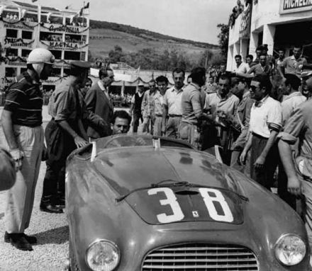 Mario Raffaelli i Guido Mancini – Ferrari 166 MM.