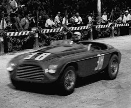 Mario Raffaelli i Guido Mancini – Ferrari 166 MM.