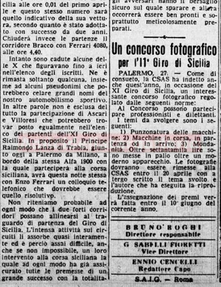 Giro di Sicilia - 1951r