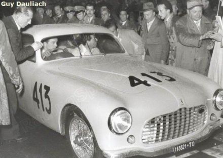 Salvatore Ammendola i Pinzero – Ferrari 195 Inter Berlinetta Motto.