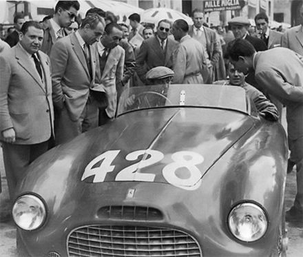 Dorino Serafini i Ettore Salani – Ferrari 340 America Barchetta Touring.