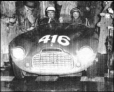 Alberto Ascari i Senesio Nicolini – Ferrari 340 America Barchetta Touring.