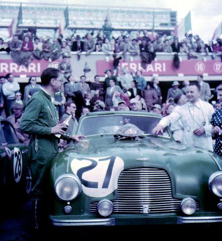 Peter C.T.Clark i Jack Scott – Aston Martin DB2.