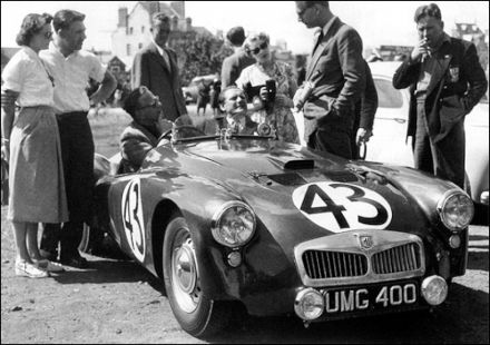George Phillips i Alan Rippon – MG TD.
