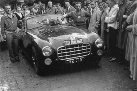 Rallye Liege - Roma - Liege 1952r
