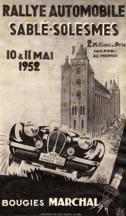 Rallye Sable - Solesmes 1952