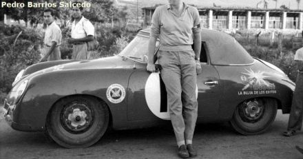 Paul Matternich, Herbert Linge i Manuel de Teffe – Porsche 356 Super.