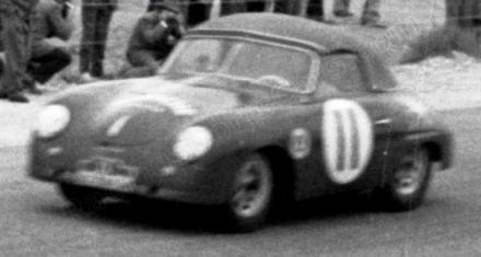 Paul Matternich, Herbert Linge i Manuel de Teffe – Porsche 356 Super.
