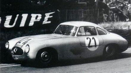 Hermann Lang i Fritz Riess – Mercedes Benz 300 SL.