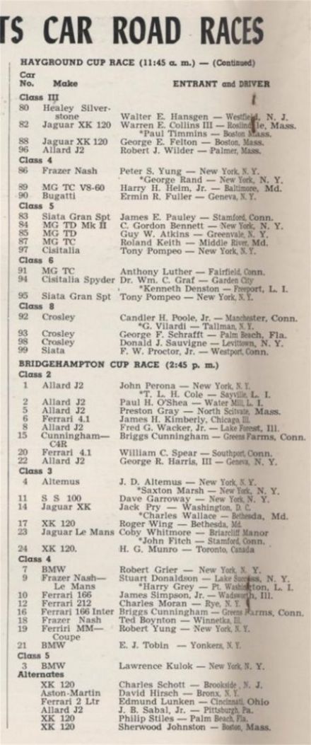 National Bridgehampton - 1952
