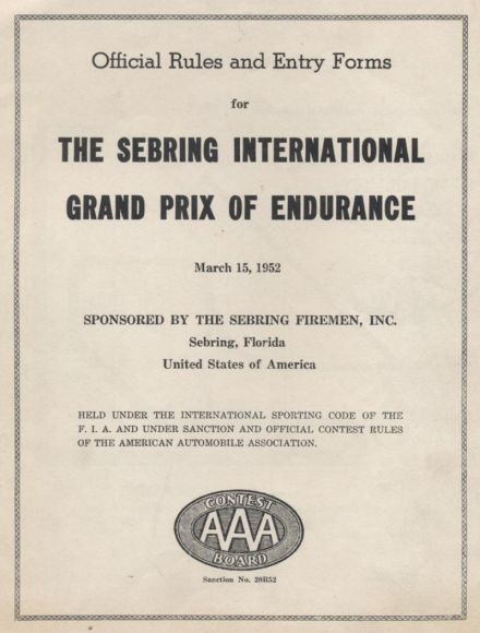 12h Sebring - 1952r