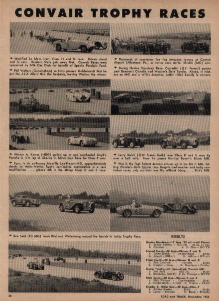 Convair Trophy Races Allentown - 1952