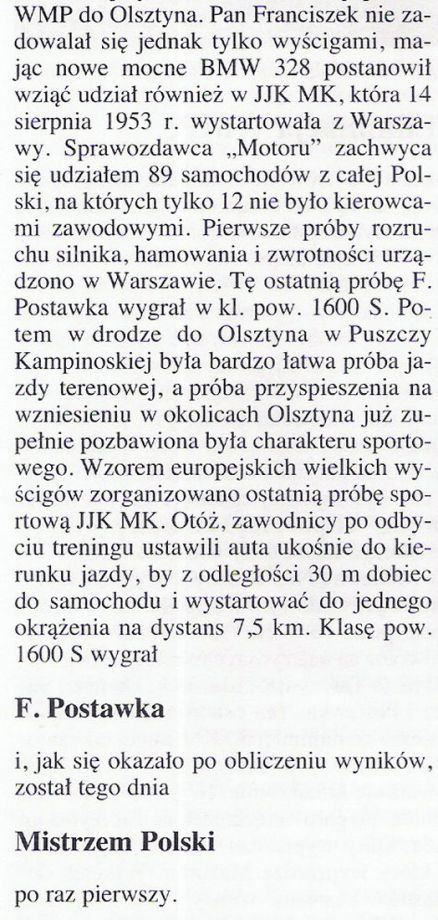 Pędzą samochody, mijają lata