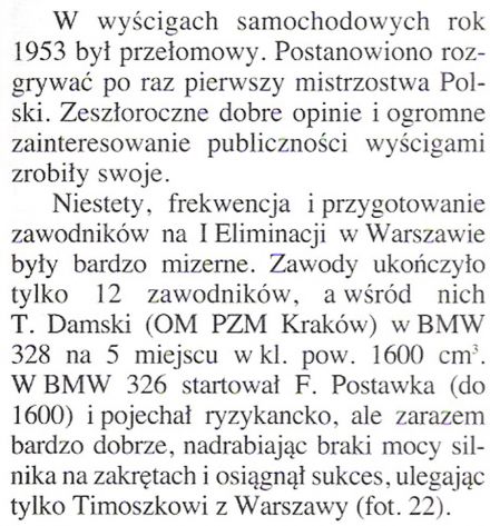 Pędzą samochody, mijają lata