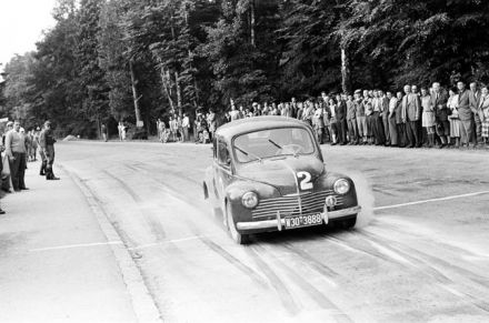 Hans Wencher – Renault 4 CV.
