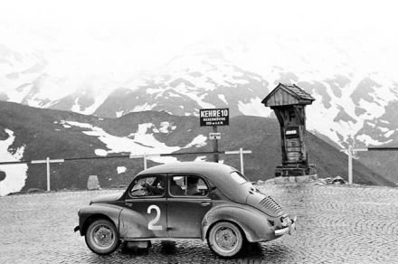 Hans Wencher – Renault 4 CV.