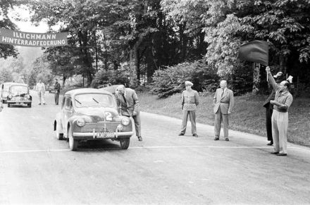 Hans Wencher – Renault 4 CV.