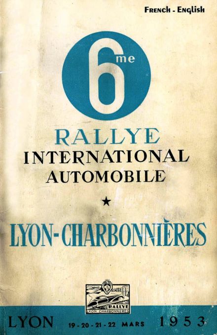6 Rallye Lyon-Charbonnieres - 1953r.